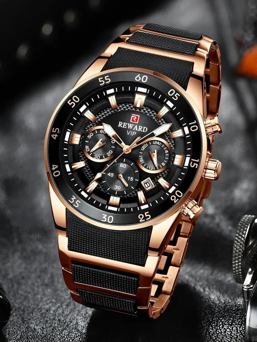 Premium Luxury Chronograph for Men — REWARDS Designed to Impress